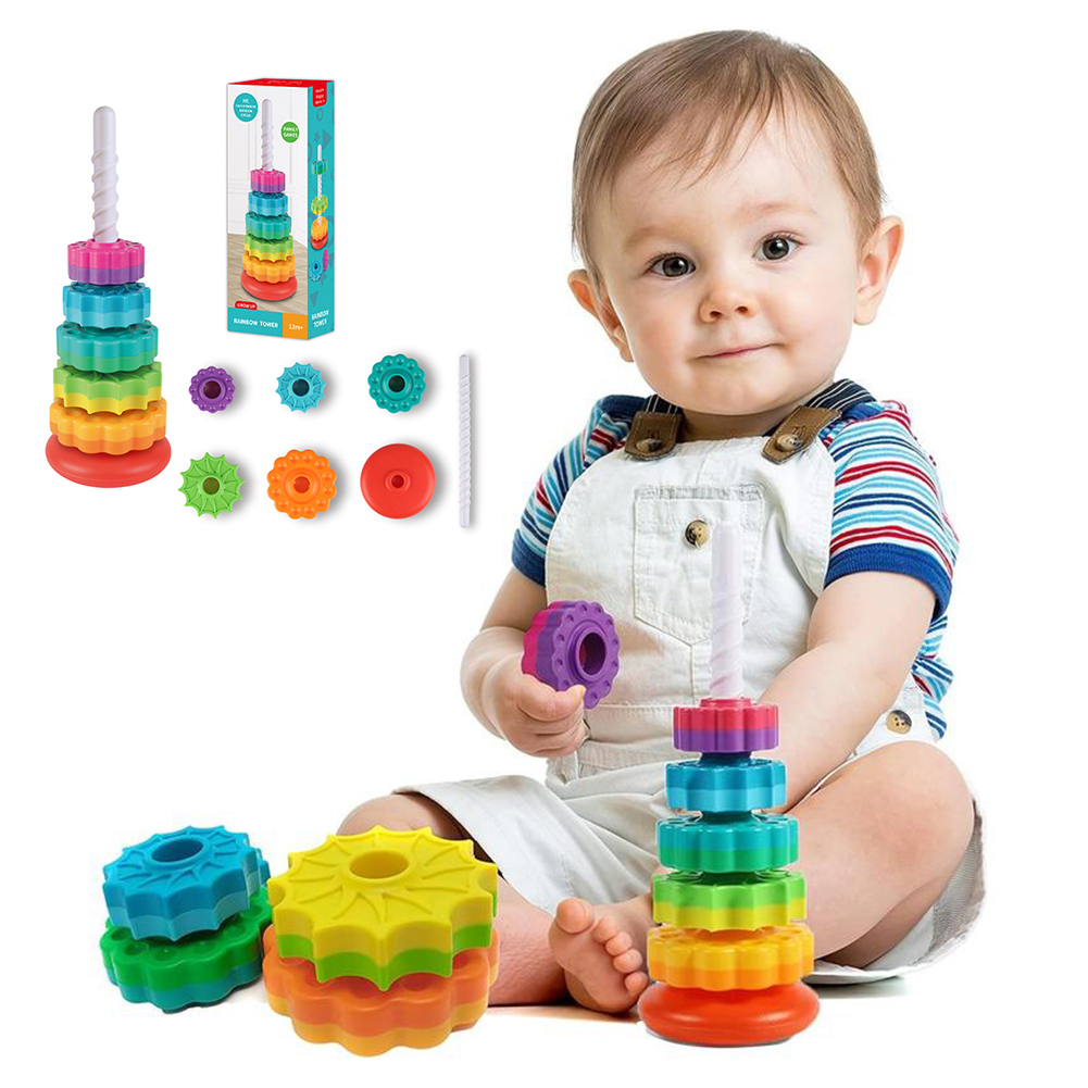 Toddler Learning Tower - Радужная игрушка-башня для малышей Монтессори, развивающая