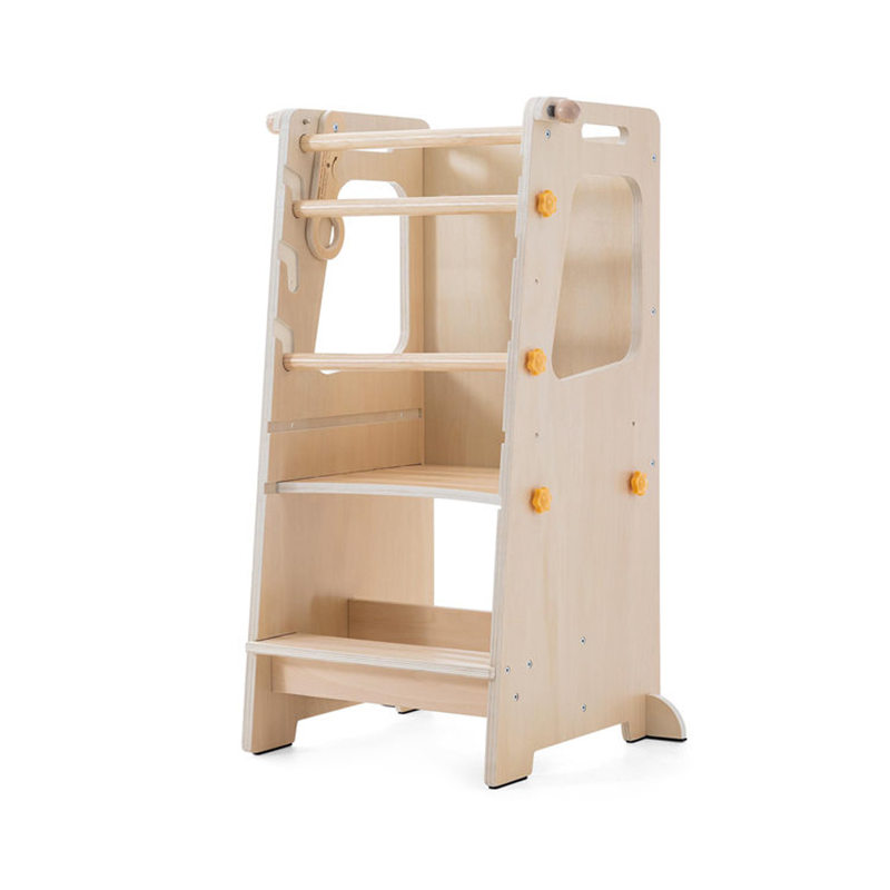 Toddler Learning Tower - Детская обучающая башня-стремянка из дерева, складная,