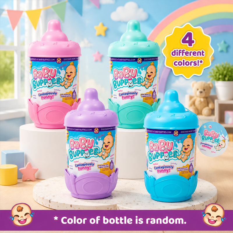 Baby Products For Face - Набор: кукла Baby Buppies и колыбель