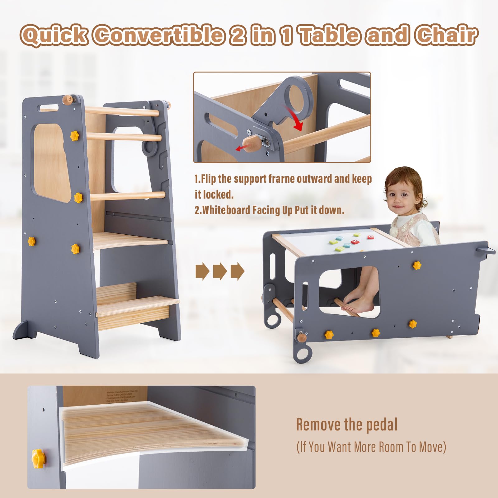 Кухонная башня для малышей 4 в – обзор и цена Toddler Learning Tower